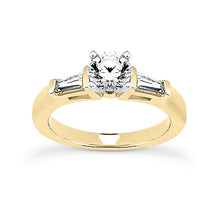 Load image into Gallery viewer, Baguette Engagement Ring Semi-mount Set

