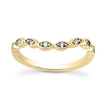 Load image into Gallery viewer, Twist Halo Engagement Ring Semi-mount Set