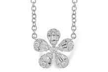 Load image into Gallery viewer, Diamond Flower Necklace
