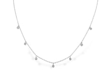 Load image into Gallery viewer, Diamond Station Drop Necklace
