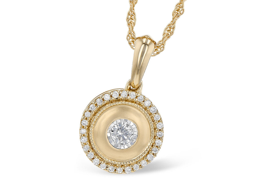 Halo Diamond Necklace