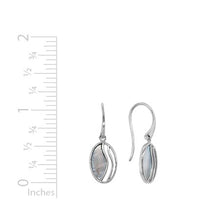 Load image into Gallery viewer, Silver Mother of Pearl Earrings
