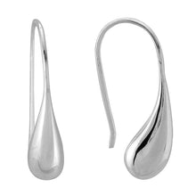 Load image into Gallery viewer, Silver Teardrop Earrings
