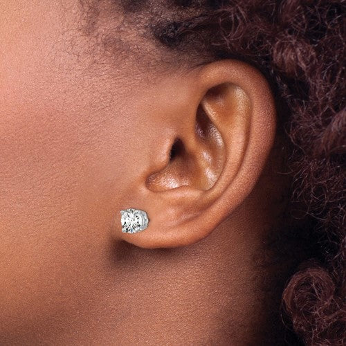 2 carat lab created diamond earrings Clearance