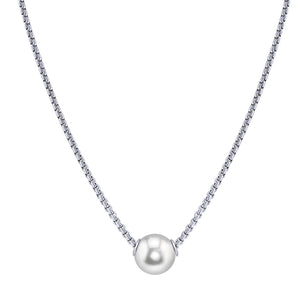 Freshwater Pearl Solitaire Necklace
