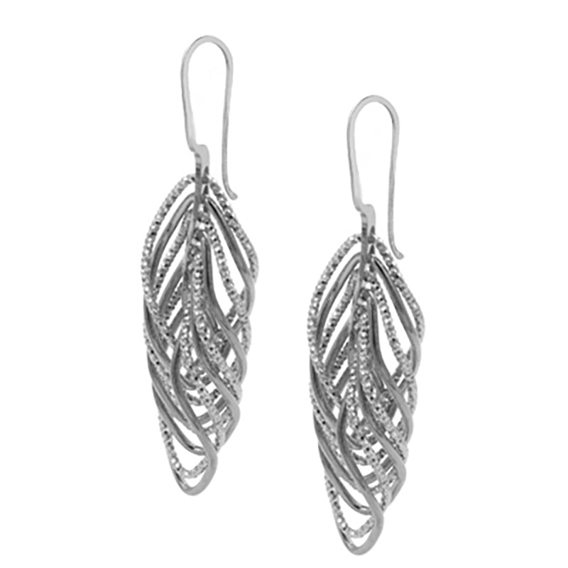 Silver Vortex Earrings