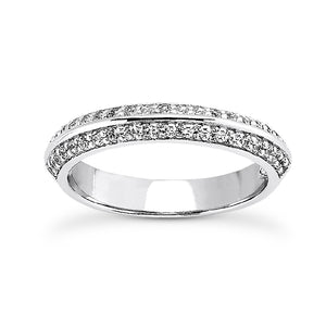 Shared Prong Engagement Ring Semi-mount Set