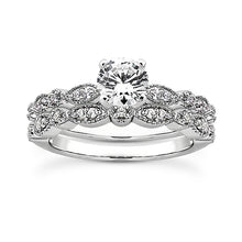 Load image into Gallery viewer, Mixed Twist Engagement Ring Semi-mount Set
