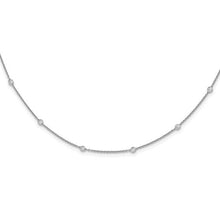Load image into Gallery viewer, Lab Grown Diamond Station Necklace 1.17 Carats
