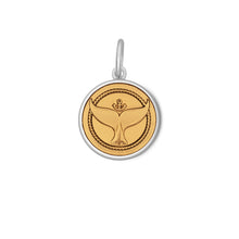 Load image into Gallery viewer, Whale Tail - Small Gold Cneter Vermeil
