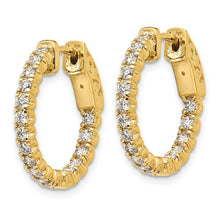 Load image into Gallery viewer, Lab Grown Diamond Hoop Earrings 1 Carat
