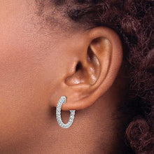 Load image into Gallery viewer, Lab Grown Diamond Hoop Earrings 1 Carat

