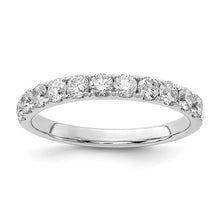 Load image into Gallery viewer, French Set Diamond Band 3/4 Carat in Platinum
