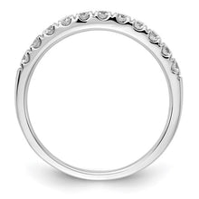 Load image into Gallery viewer, French Set Diamond Band 3/4 Carat in Platinum
