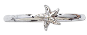 starfish bangle bracelet